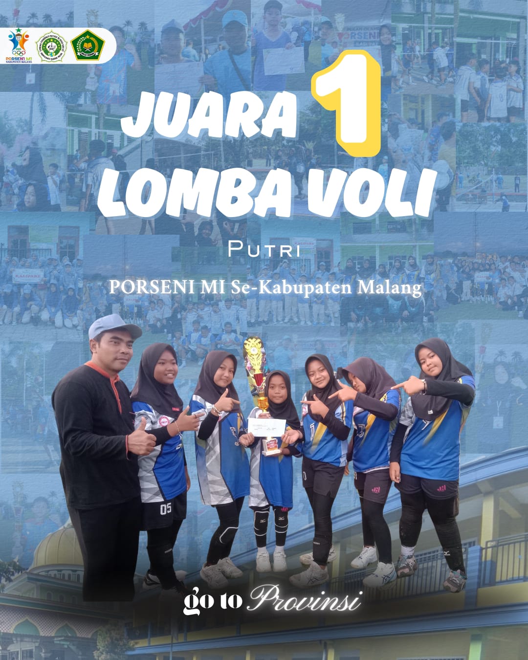 Tim Bola Voli Putri MIS Sunan Giri 2 siap Go Provinsi