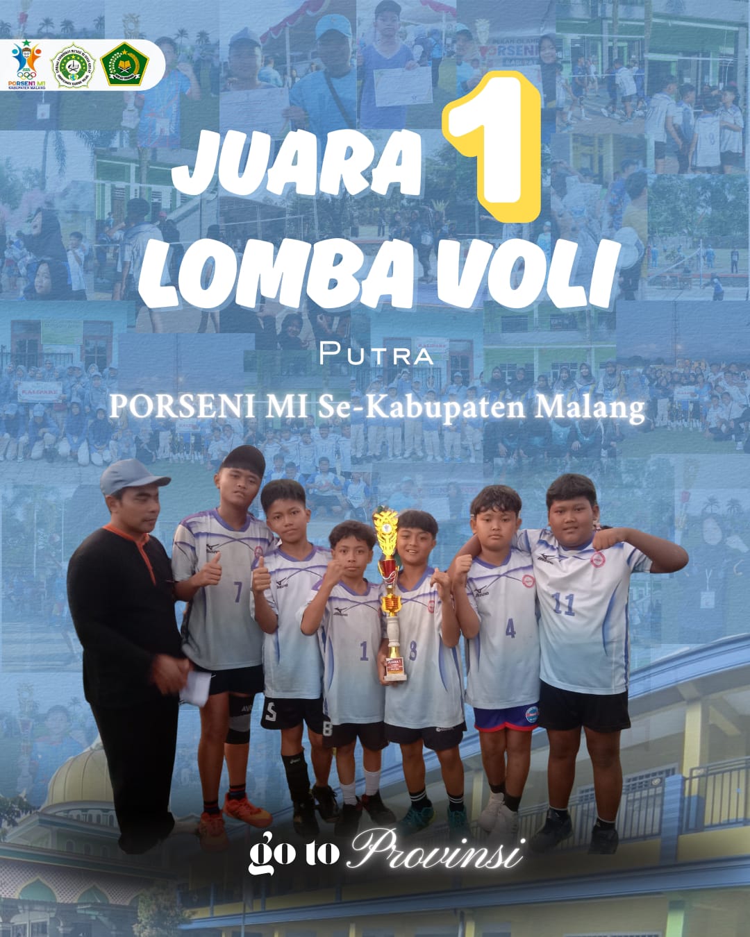 Tim Bola Voli Putra MIS Sunan Giri Siap GO Provinsi